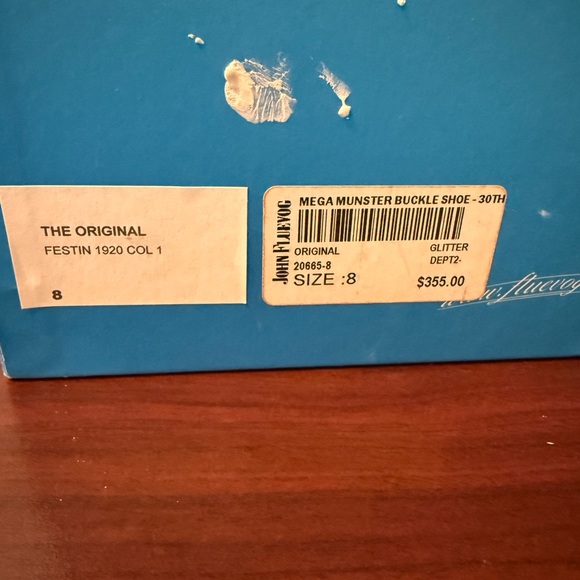 Silver Glitter Women's Shoes- 30th Anniversary addition Mega Munster Buckle Shoe - Picture 6 of 6